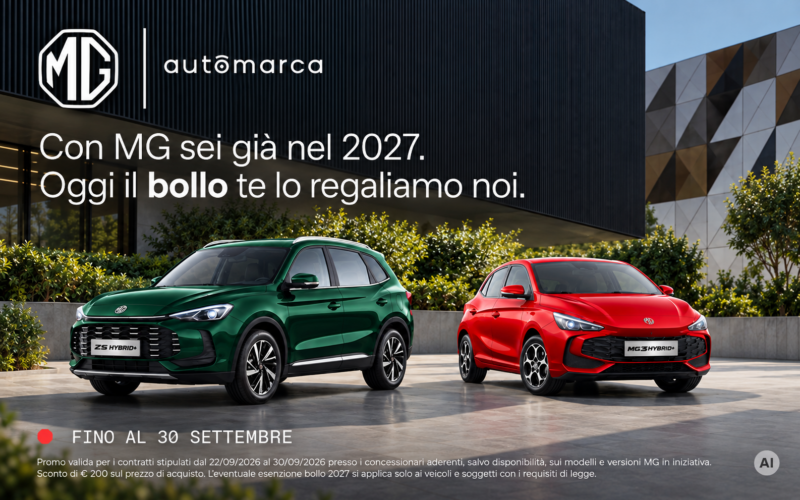 Copertina articolo: Con MG sei già nel 2027